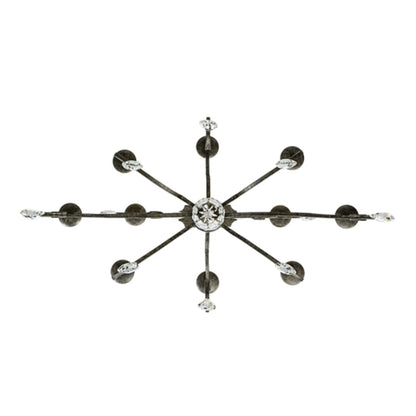 Meyda Tiffany Celine 10 Light 28" Wide Crystal Candle Style Chandelier