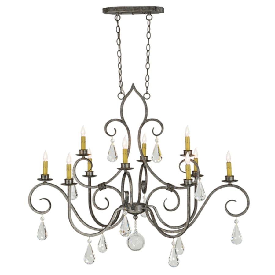 Meyda Tiffany Celine 10 Light 28" Wide Crystal Candle Style Chandelier