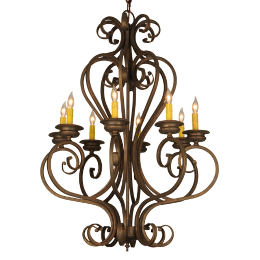 Meyda Tiffany Fernando 8 Light 28" Wide Taper Candle Style Chandelier