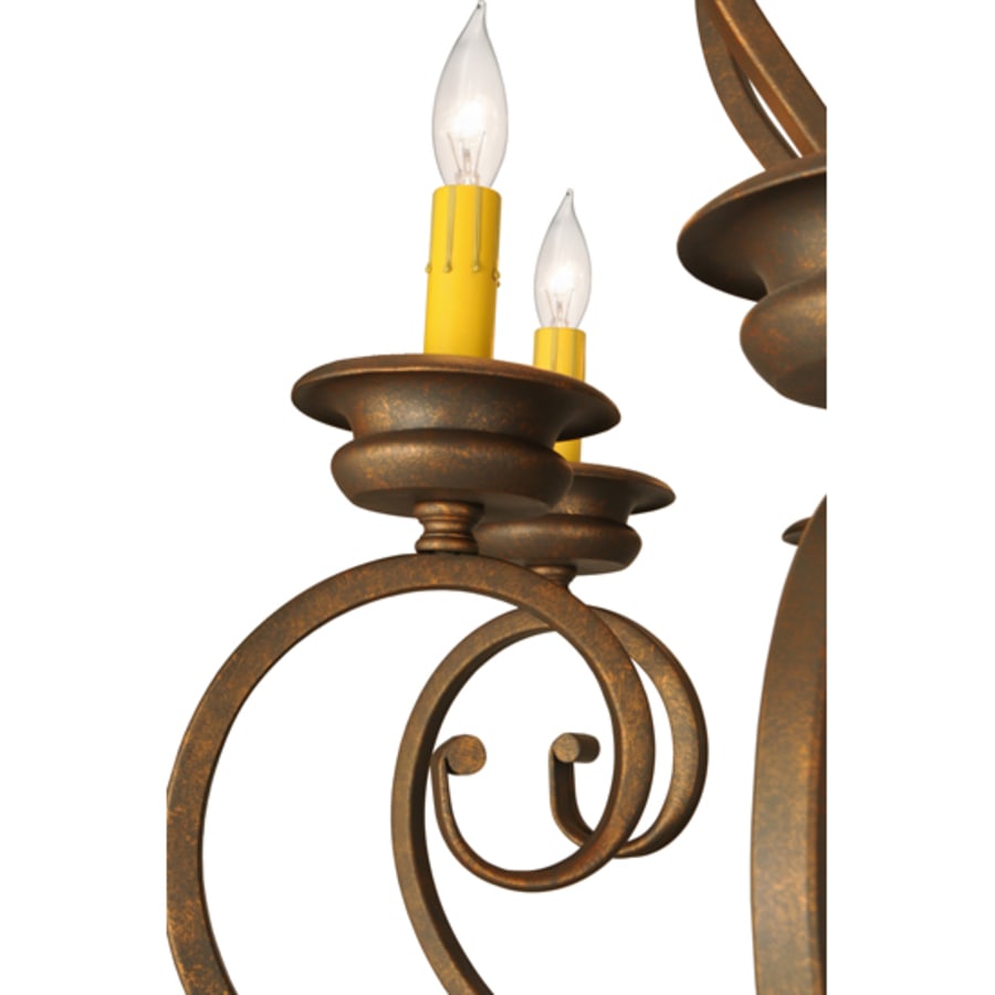 Meyda Tiffany Fernando 8 Light 28" Wide Taper Candle Style Chandelier