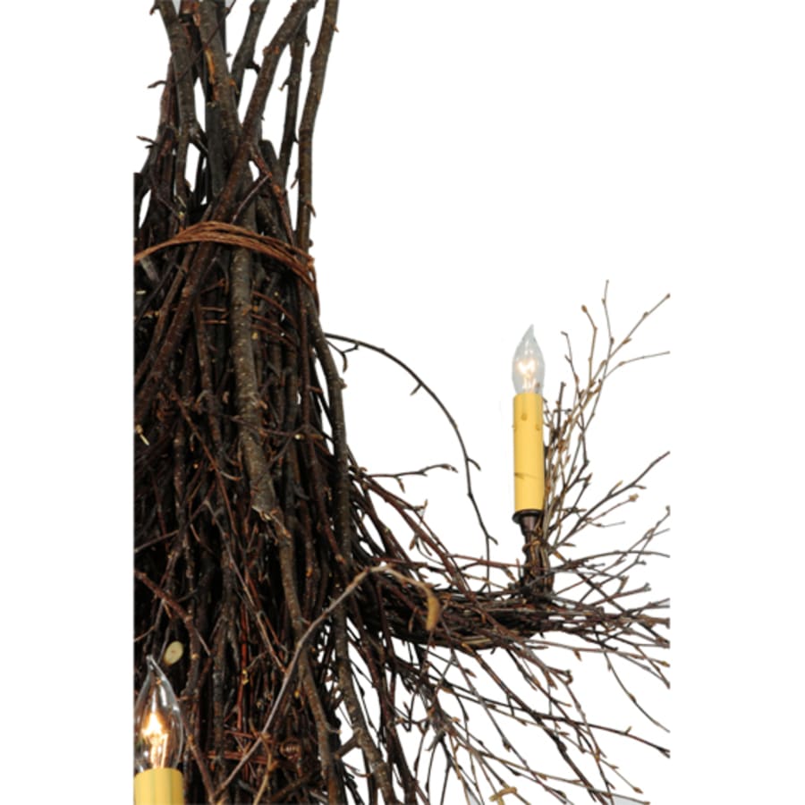 Meyda Tiffany Twigs 15 Light 72" Wide Taper Candle Style Chandelier