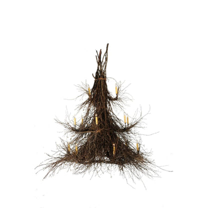 Meyda Tiffany Twigs 15 Light 72" Wide Taper Candle Style Chandelier