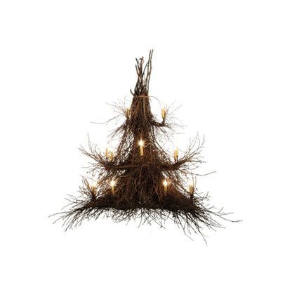 Meyda Tiffany Twigs 15 Light 72" Wide Taper Candle Style Chandelier