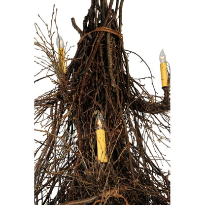 Meyda Tiffany Twigs 15 Light 72" Wide Taper Candle Style Chandelier