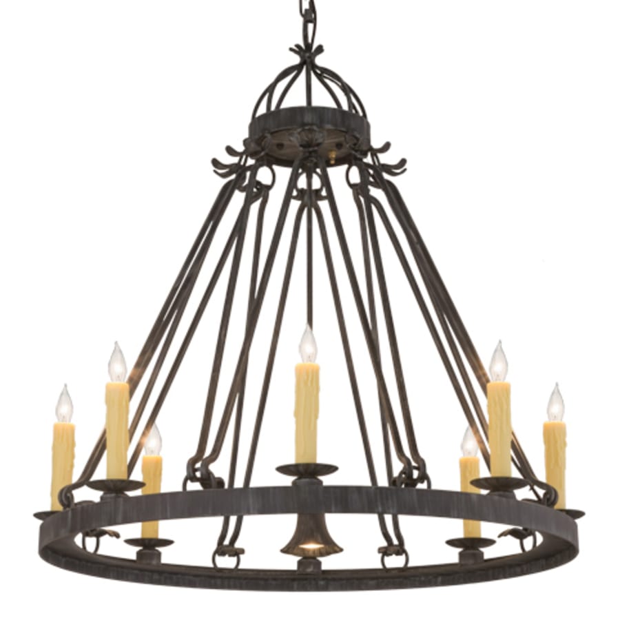 Meyda Tiffany Lakeshore 36" Wide Taper Candle Style Chandelier