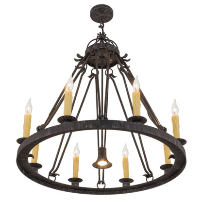 Meyda Tiffany Lakeshore 36" Wide Taper Candle Style Chandelier