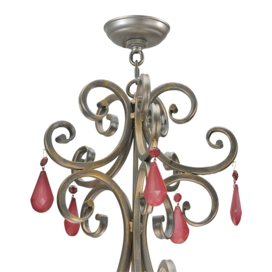 Meyda Tiffany Jeri 4 Light 28" Wide Crystal Pendant