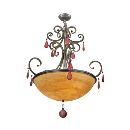 Meyda Tiffany Jeri 4 Light 28" Wide Crystal Pendant