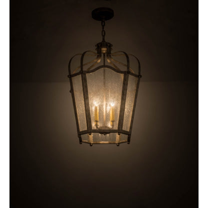 Meyda Tiffany Citadel 4 Light 22" Wide Taper Candle Pendant