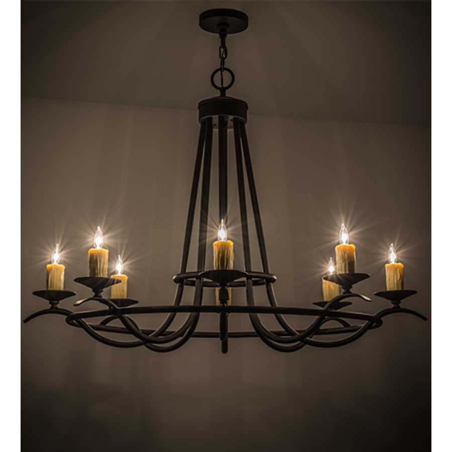 Meyda Tiffany Octavia 8 Light 38" Wide Taper Candle Style Chandelier