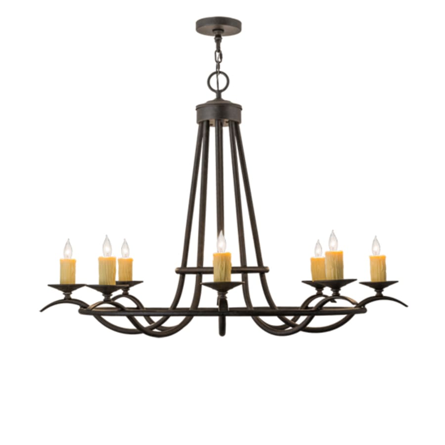 Meyda Tiffany Octavia 8 Light 38" Wide Taper Candle Style Chandelier