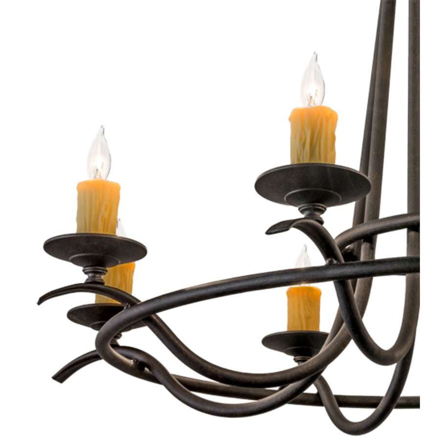 Meyda Tiffany Octavia 8 Light 38" Wide Taper Candle Style Chandelier