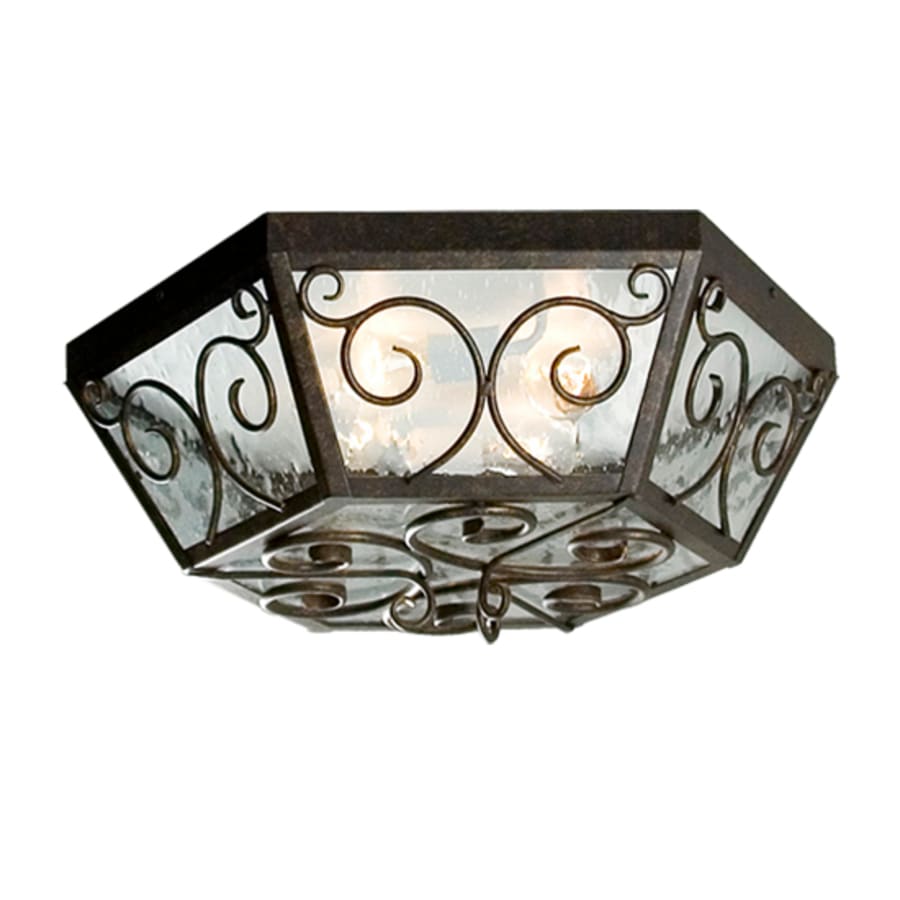 Meyda Tiffany Camilla 4 Light 24" Wide Flush Mount Ceiling Fixture