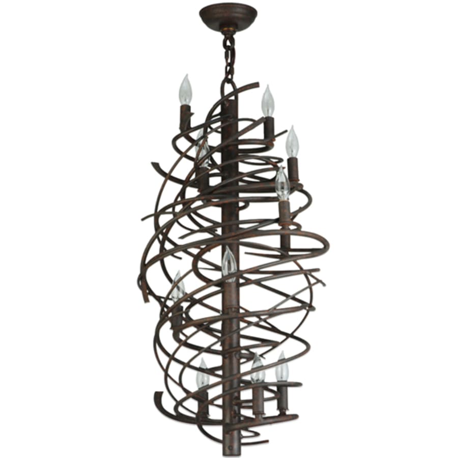 Meyda Tiffany Cyclone 13 Light 24" Wide Taper Candle Style Chandelier