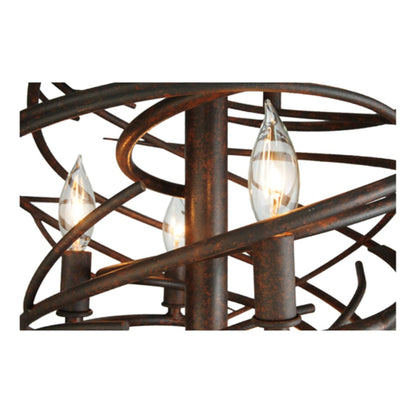 Meyda Tiffany Cyclone 13 Light 24" Wide Taper Candle Style Chandelier