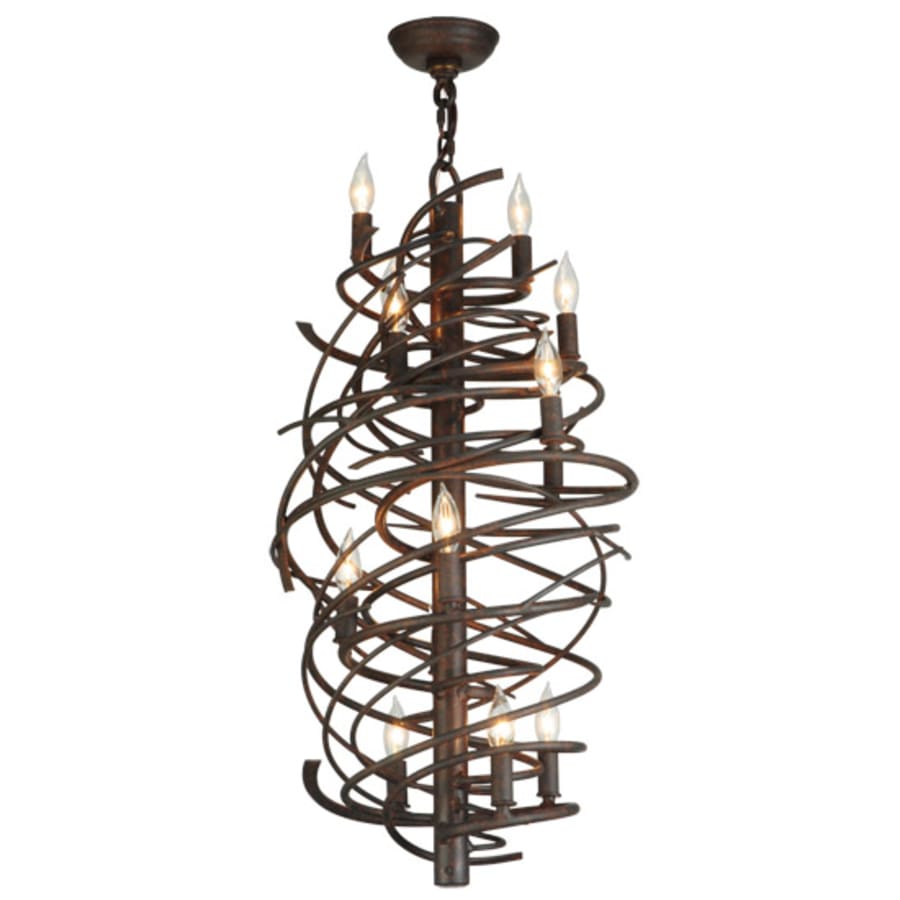 Meyda Tiffany Cyclone 13 Light 24" Wide Taper Candle Style Chandelier
