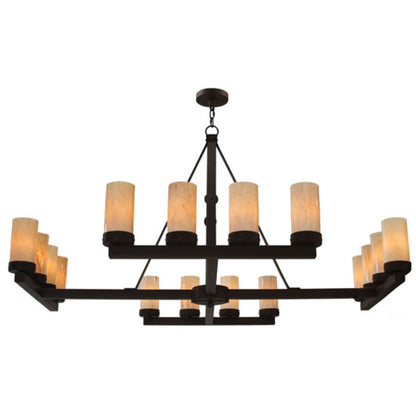 Meyda Tiffany Parker 16 Light 60" Wide Pillar Candle Style Chandelier