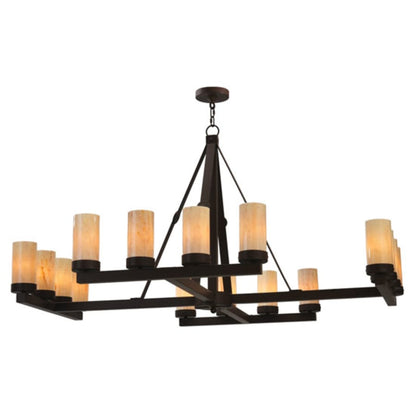 Meyda Tiffany Parker 16 Light 60" Wide Pillar Candle Style Chandelier