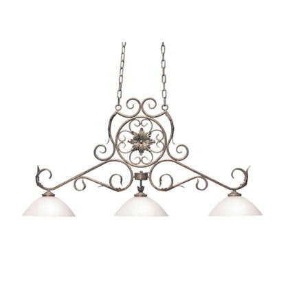 Meyda Tiffany Christabel 3 Light 54" Wide Linear Pendant