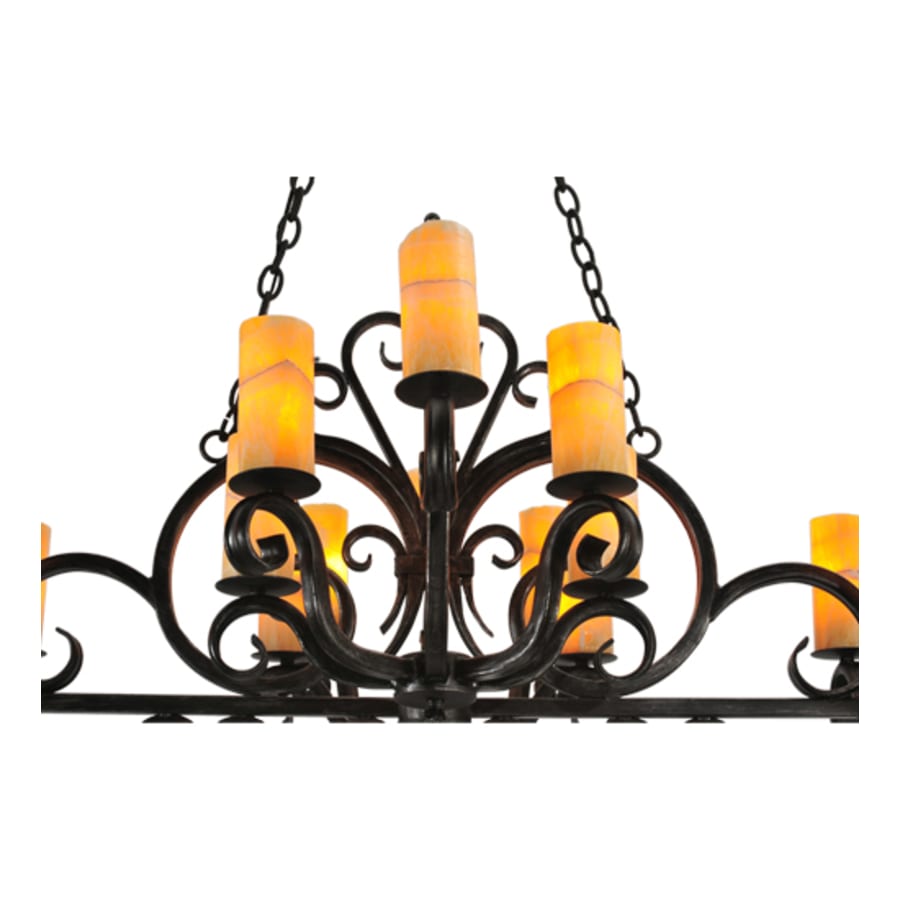 Meyda Tiffany Kean 20 Light 34" Wide Pillar Candle Style Chandelier