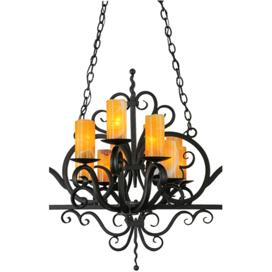 Meyda Tiffany Kean 20 Light 34" Wide Pillar Candle Style Chandelier