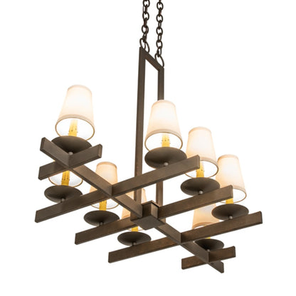 Meyda Tiffany Dante 8 Light 22" Wide Chandelier