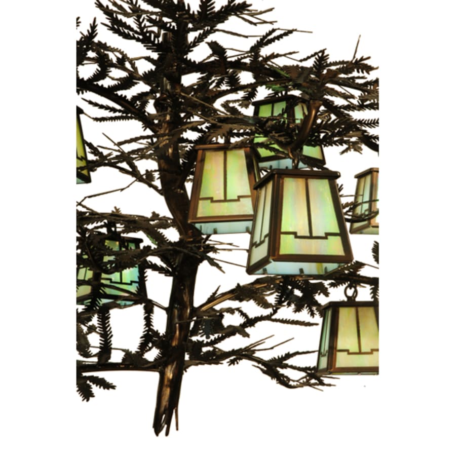 Meyda Tiffany Pine Branch Valley View 12 Light 50" Wide Chandelier