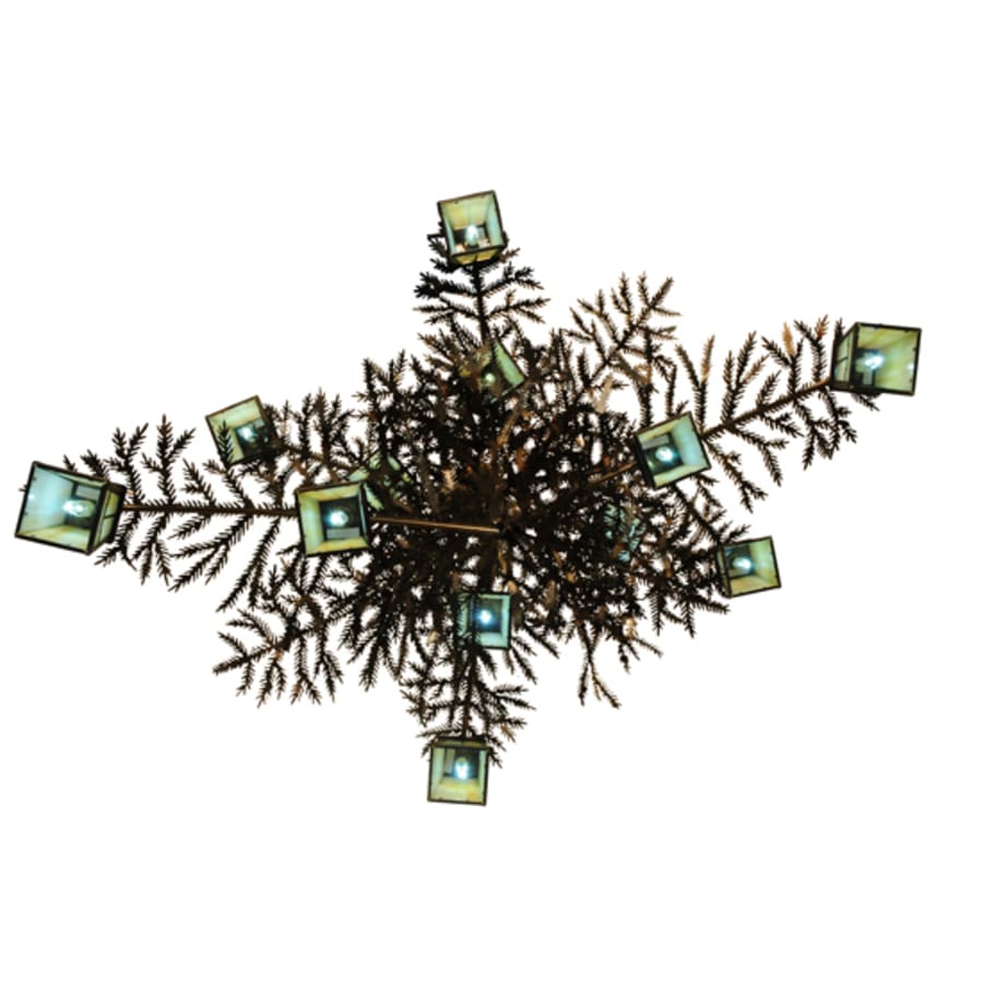 Meyda Tiffany Pine Branch Valley View 12 Light 50" Wide Chandelier