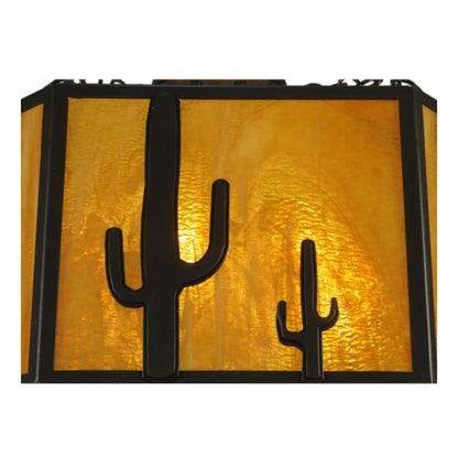 Meyda Tiffany Southwest 8 Light 28" Wide Semi-Flush Drum Ceiling Fixture