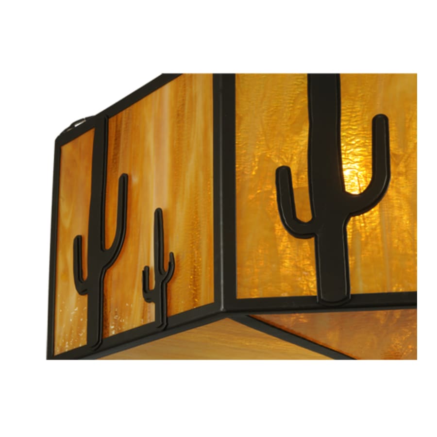 Meyda Tiffany Southwest 8 Light 28" Wide Semi-Flush Drum Ceiling Fixture