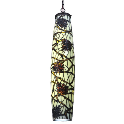 Meyda Tiffany Pine Branch 5 Light 7" Wide Mini Pendant