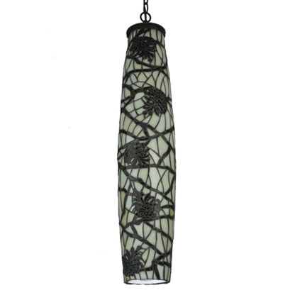 Meyda Tiffany Pine Branch 5 Light 7" Wide Mini Pendant