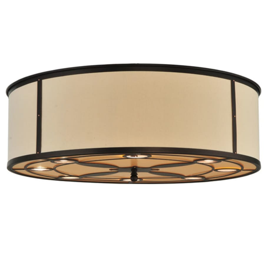 Meyda Tiffany Cilindro Valence 8 Light 30" Wide Flush Mount Drum Ceiling Fixture