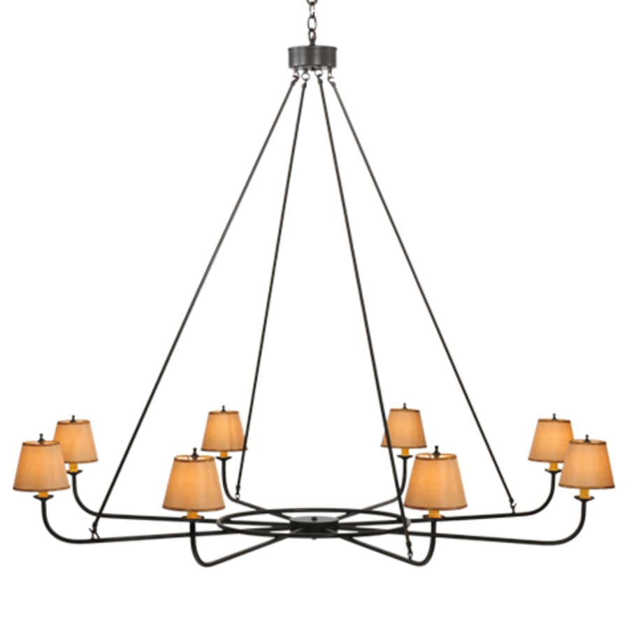 Meyda Tiffany Brach Ring 8 Light 62" Wide Chandelier