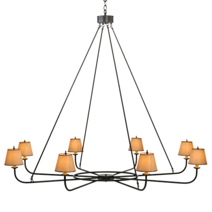 Meyda Tiffany Brach Ring 8 Light 62" Wide Chandelier