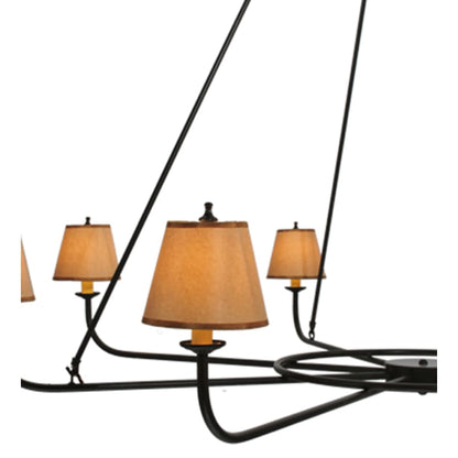 Meyda Tiffany Brach Ring 8 Light 62" Wide Chandelier