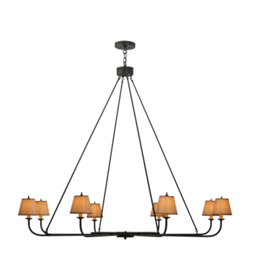 Meyda Tiffany Brach Ring 8 Light 62" Wide Chandelier