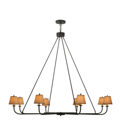 Meyda Tiffany Brach Ring 8 Light 62" Wide Chandelier