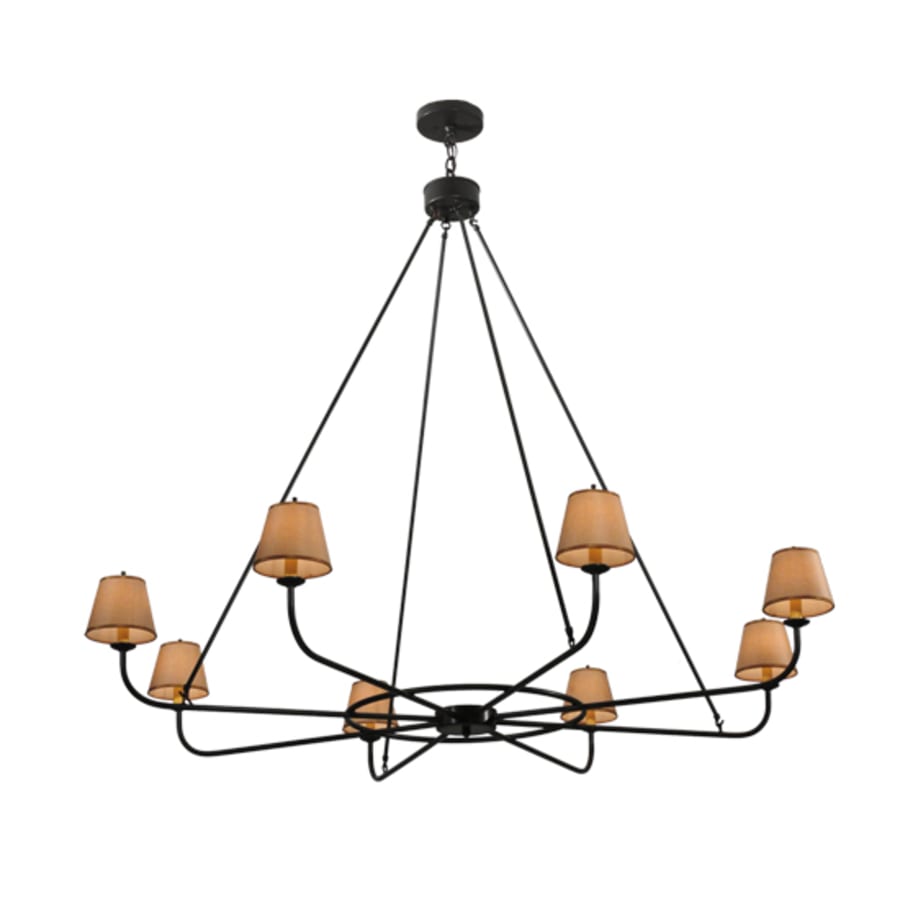 Meyda Tiffany Brach Ring 8 Light 62" Wide Chandelier