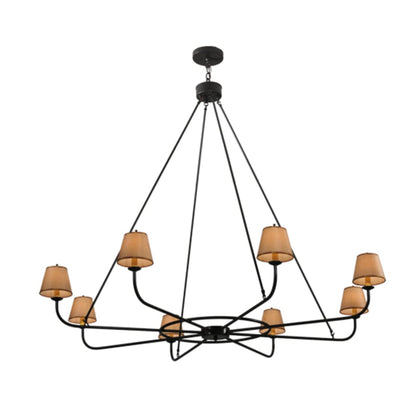 Meyda Tiffany Brach Ring 8 Light 62" Wide Chandelier