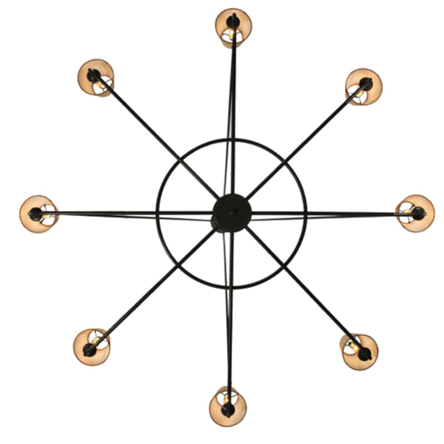 Meyda Tiffany Brach Ring 8 Light 62" Wide Chandelier