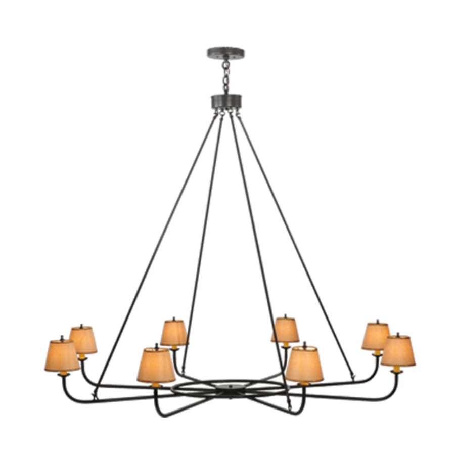 Meyda Tiffany Brach Ring 8 Light 62" Wide Chandelier