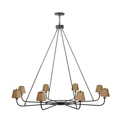 Meyda Tiffany Brach Ring 8 Light 62" Wide Chandelier
