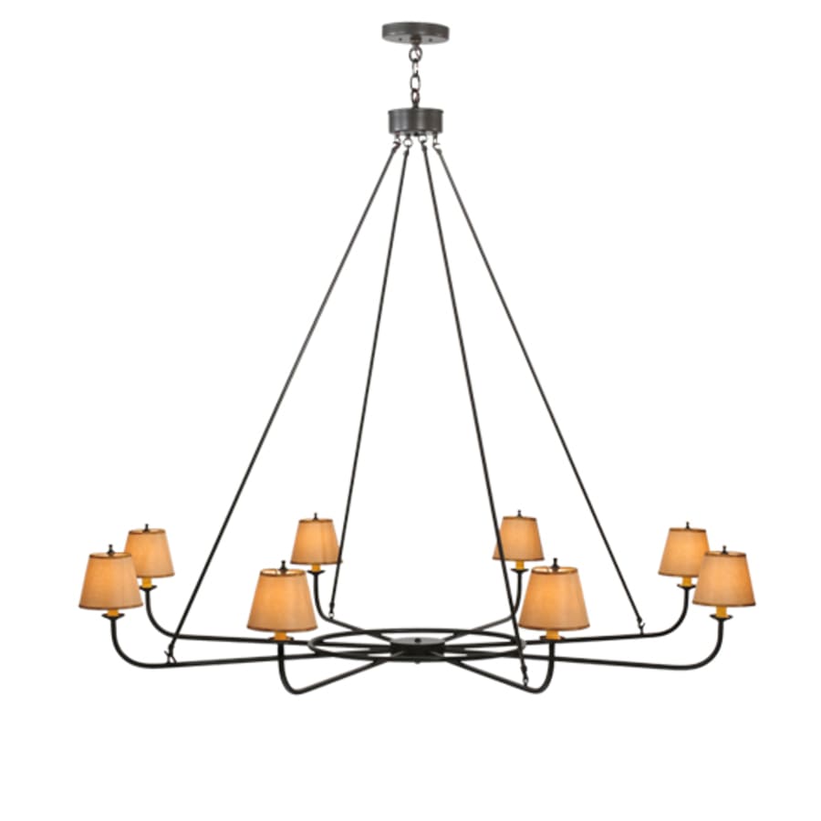 Meyda Tiffany Brach Ring 8 Light 62" Wide Chandelier
