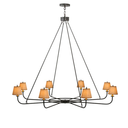 Meyda Tiffany Brach Ring 8 Light 62" Wide Chandelier