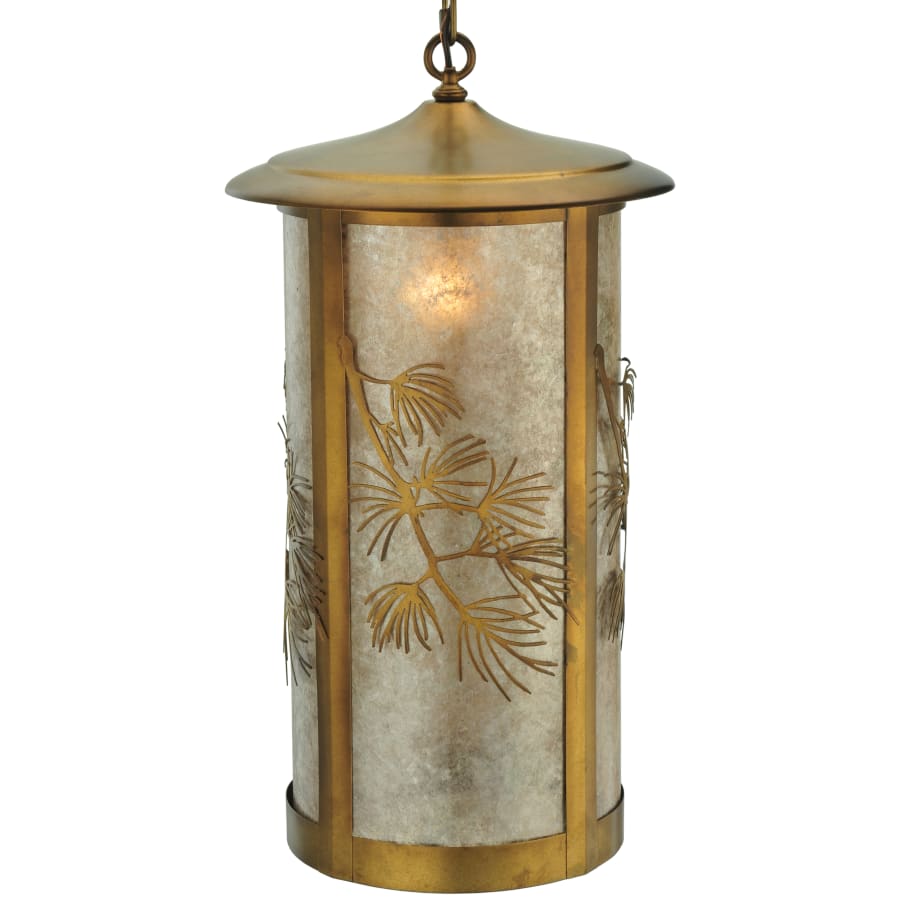 Meyda Tiffany 14" W Fulton Lone Pine Pendant