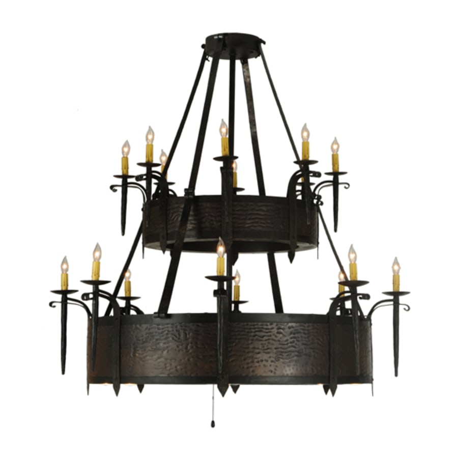 Meyda Tiffany Costello 8 Light 51" Wide Taper Candle Style Chandelier