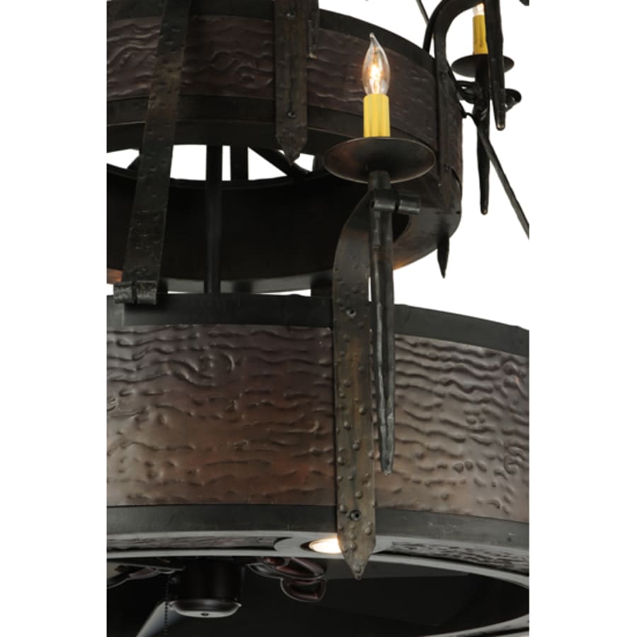 Meyda Tiffany Costello 8 Light 51" Wide Taper Candle Style Chandelier