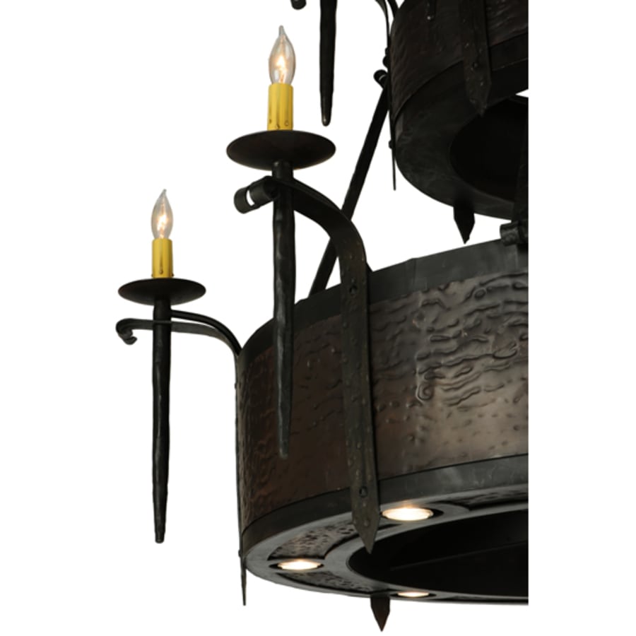 Meyda Tiffany Costello 8 Light 51" Wide Taper Candle Style Chandelier