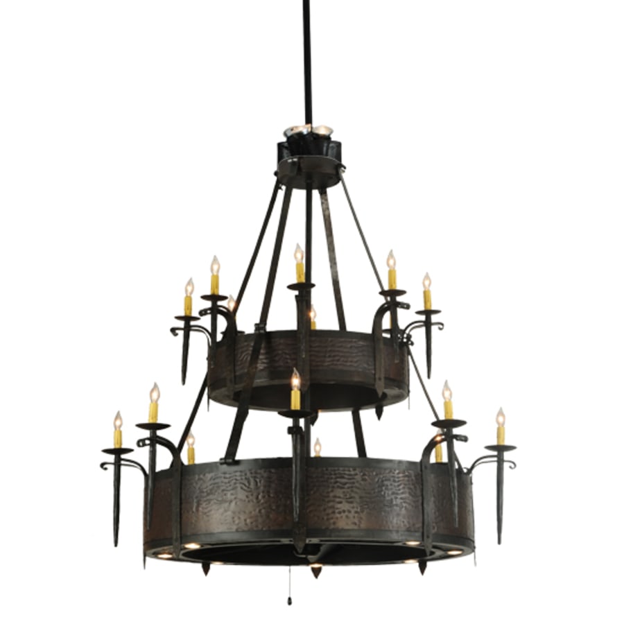 Meyda Tiffany Costello 8 Light 51" Wide Taper Candle Style Chandelier